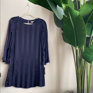 Daniel Cremieux Navy Long Sleeve Dress